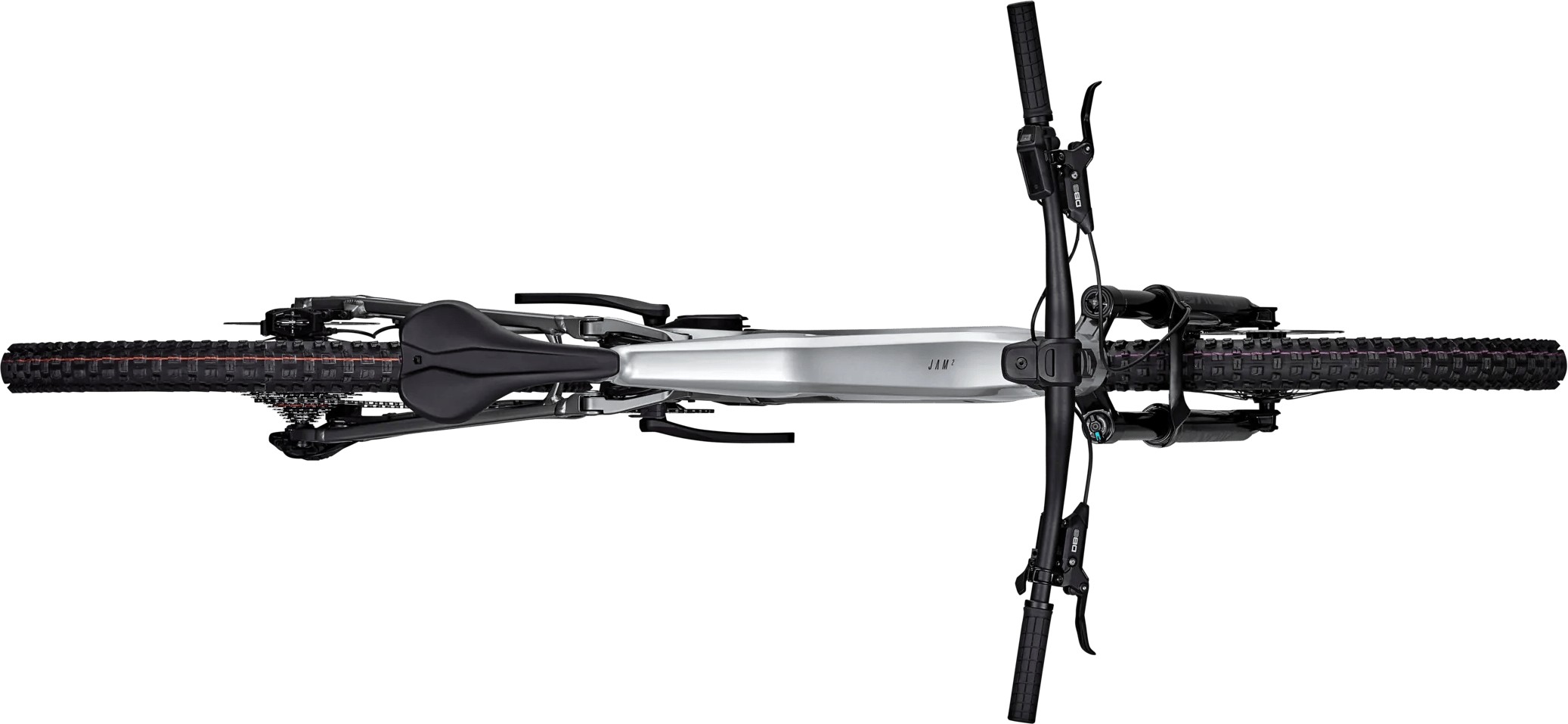 Focus Jam 6 8 in Silver 800 mm handlebar and alloy frame for all mountain trails