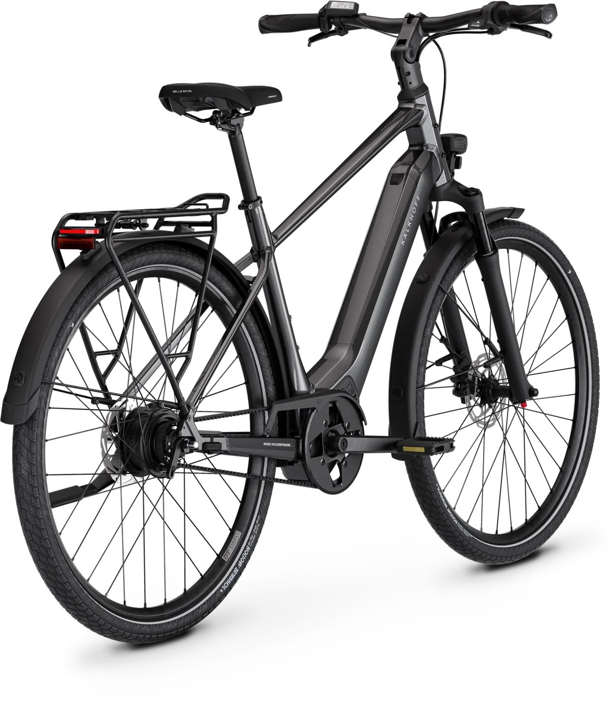 Kalkhoff Image L B Excite Diamondblack Diamond frame with crossbar