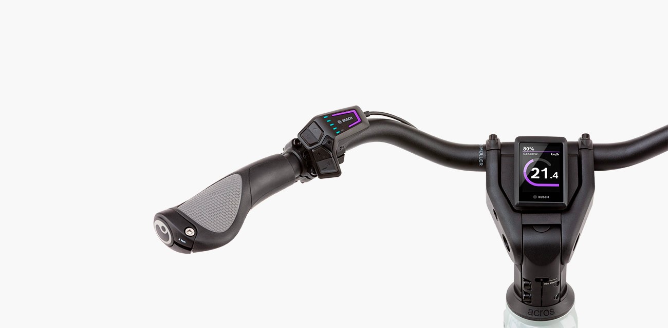Riese and Mueller Multicharger3 Mixte FAMILY handlebar with colour Bosch display
