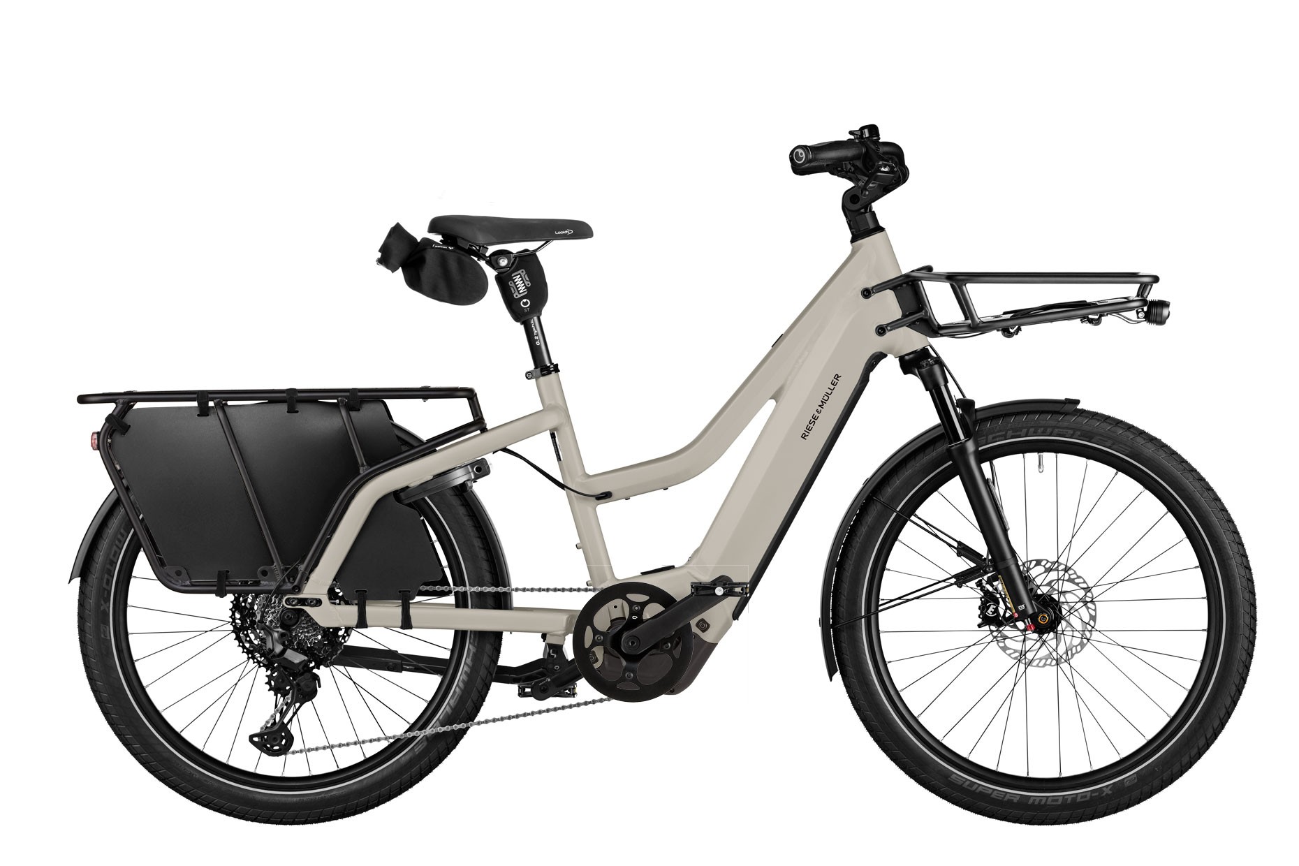 Riese and Mueller Multicharger3 Mixte touring in desert black matt