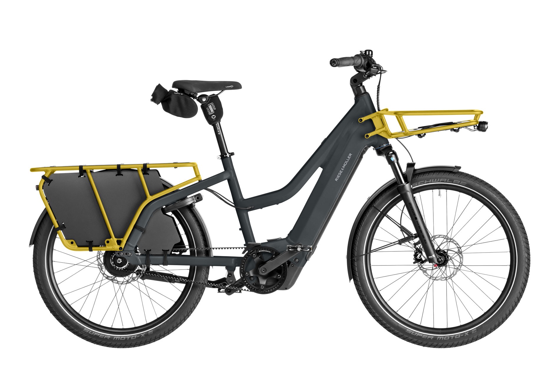 Riese and Mueller Multicharger3 Mixte vario in utility grey curry matt