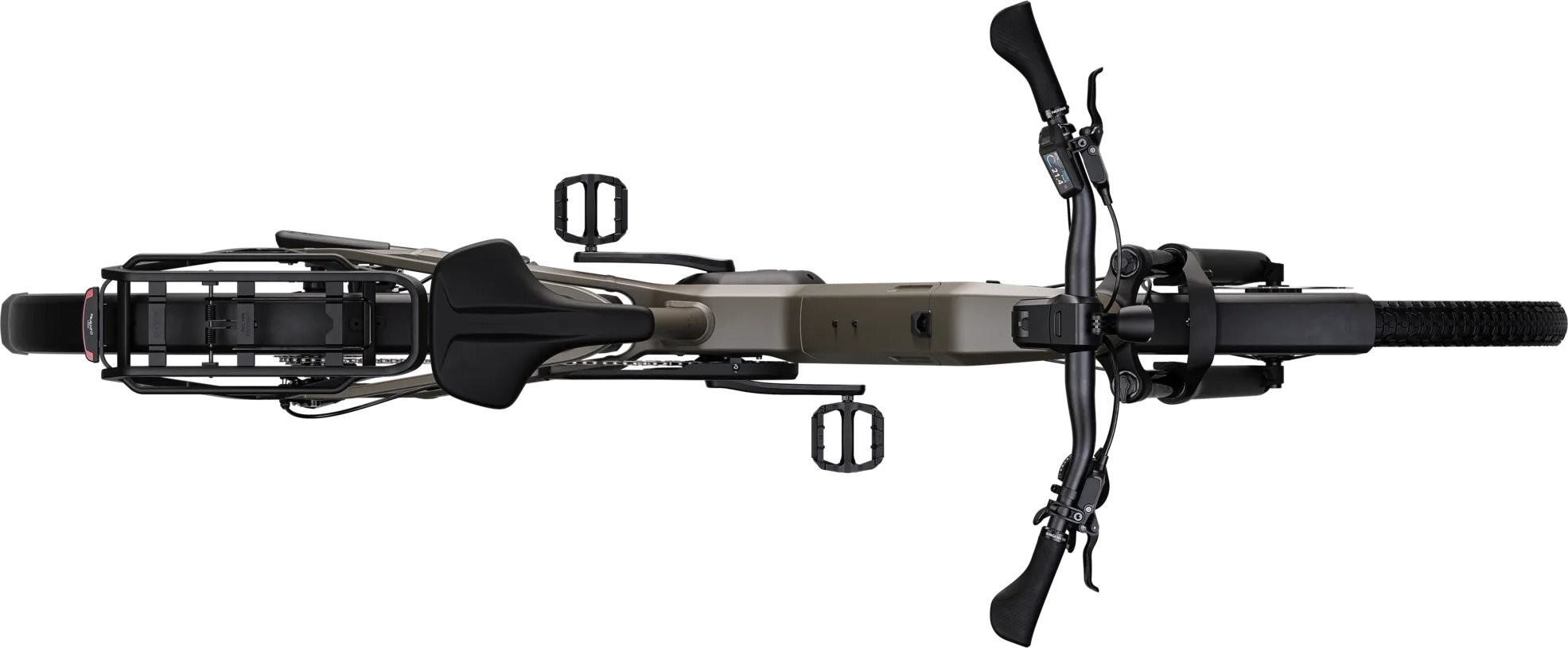 Kalkhoff Entice 5 B Move top view with the rack and cockpit