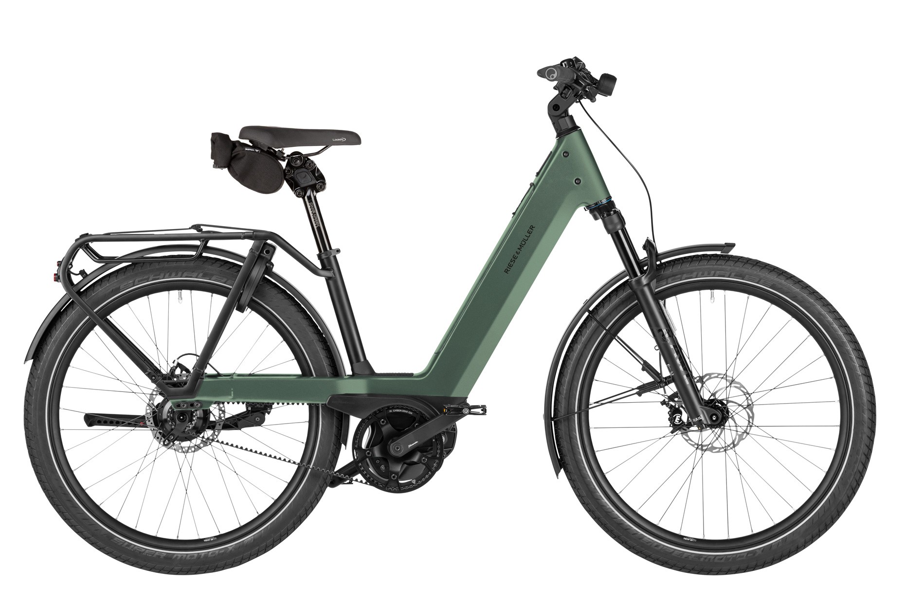 Riese & Müller Nevo5 rohloff in moss medium frame